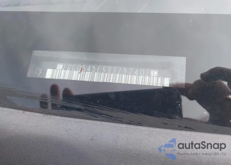 2008 Chevrolet Colorado Lt из США, поврежденный, VIN 1GCDS43E588197402